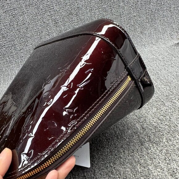 Louis Vuitton Alma PM Burgundy Patent Leather Tote fbcco585-101825 - Picture 5 of 15